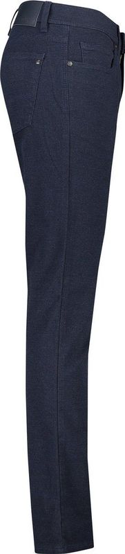 Pierre Cardin - Lyon - Jeans - Donkerblauw Geruit - Wool Touch Cotton