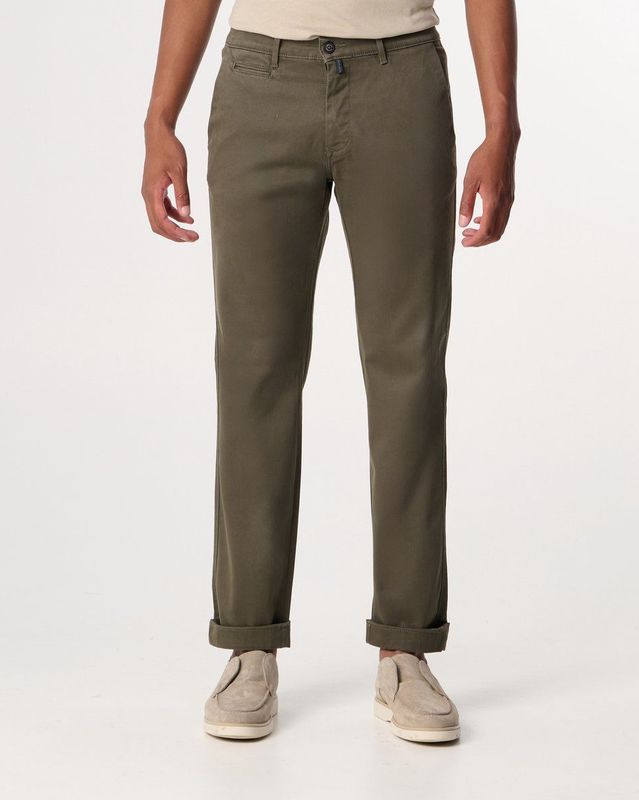 Pierre Cardin - Castres - Chino - Olijfgroen - Regular-fit