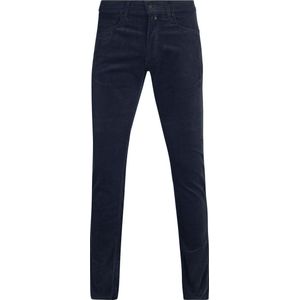 Pierre Cardin Broek Lyon Future Flex Corduroy Donkerblauw (navy) - Maat W 31 - L 30 - Heren - Jeans