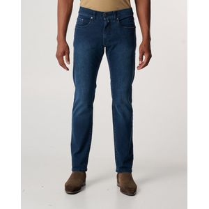 Pierre Cardin broek 5-p donkerblauw Tapered fit denim