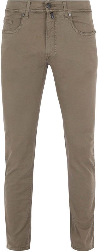 Pierre Cardin - Lyon Tapered - Broek - Taupe - Five-pocket
