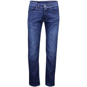 Denim - Effen - Blauw - Slimfit - Lang