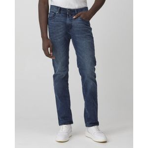 Jeans - Lyon - Jeans - Effen - Slimfit, Heavy Washed, 5-Pocket-Style