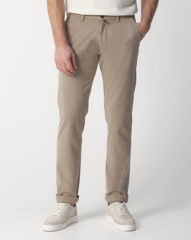 Pierre Cardin - Chino - Grijs - 70% Katoen 28% Polyester 2% Elastaan