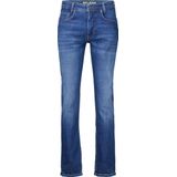 Jeans - Dark Blue - Stretch - Normale Taillehoogte