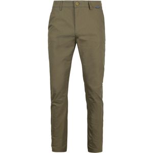 Mac - Chino Griffin - Groen - Slim-Fit - Heren