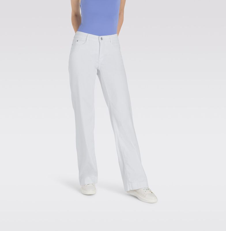 MAC Dream Wide Dream wonderlight damesjeans 0351L544190 D010*, maat: W32/L30, kleur: D010 wit denim