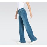 Mac - Jeans - Dames - Blauw - Katoen - Wide Leg Zomer Jeans