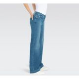 Mac - Jeans - Dames - Blauw - Katoen - Wide Leg Zomer Jeans