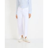 Mac - Straight Fit Jeans - Wit - Katoen - Polyester - Elastaan