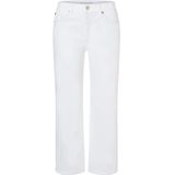 Mac - Straight Fit Jeans - Wit - Katoen - Polyester - Elastaan