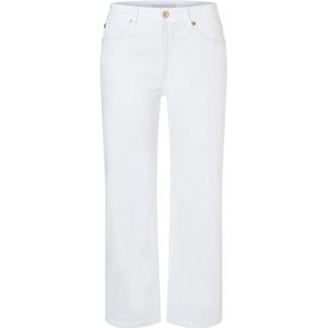 Mac - Straight Fit Jeans - Wit - Katoen - Polyester - Elastaan