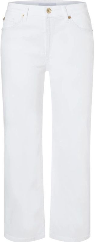 Mac - Straight Fit Jeans - Wit - Katoen - Polyester - Elastaan