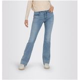 MAC - Bootcut Flare Jeans - Blauw - Katoenmix