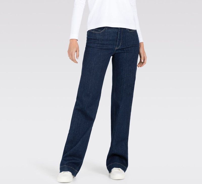 MAC - Dream Wide Jeans - Cobalt Authentic Wash - Met Shaping