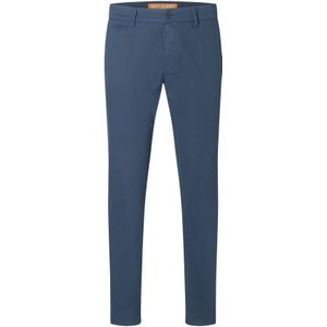 Mac - Lennox - Chino Broek - Blauw - 98% Katoen, 2% Stretch