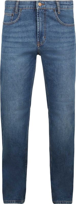 Jeans - Dark Blue Authentic Wash - 5-Pocketsstijl - Met Riemlussen