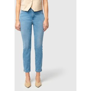Classy Grey Blue Wash - Jeans - Verkort Model - Riemlussen - Ritssluiting