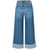 Mac - Wide-Leg Jeans - Blauw - Denim - Middelhoge Taille
