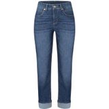 Mac - Dames Jeans - Blauwe Wassing - Katoen - Rechte Pijp - Mid-Rise Taille