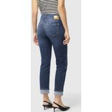 Mac - Dames Jeans - Blauwe Wassing - Katoen - Rechte Pijp - Mid-Rise Taille