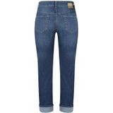 Mac - Dames Jeans - Blauwe Wassing - Katoen - Rechte Pijp - Mid-Rise Taille