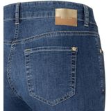 Mac - Dames Jeans - Blauwe Wassing - Katoen - Rechte Pijp - Mid-Rise Taille