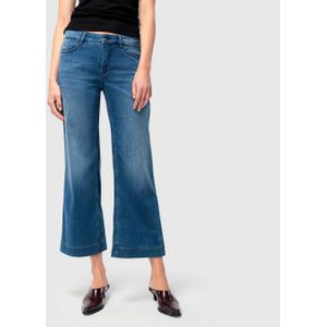Jeans - Storm Blue - Katoen - Normale Taillehoogte - Riemlussen