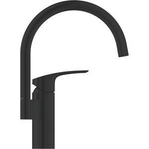 GROHE Eurosmart Keukenmengkraan - 18.3cm - hoge uitloop - matte black