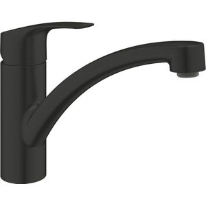 GROHE Eurosmart Keukenmengkraan - 22.7cm - draaibare uitloop - matte black 332812433