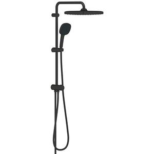 Grohe Vitalio Comfort 250 Flex douchesysteem met omstelkraan voor wandmontage Mat Zwart