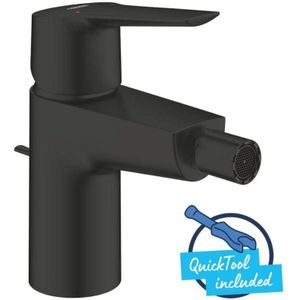 GROHE Start QuickFix Bidetkraan - 1-gats - met waste - matte black 325602432