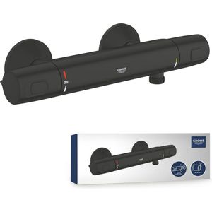 GROHE QuickFix Precision Trend thermostatische douchemengkraan - Waterbesparend - Matte Black