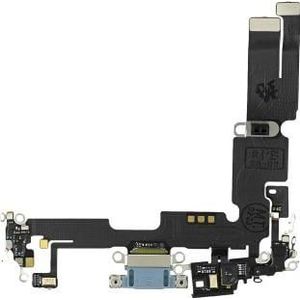OEM Dock Lightning Flex voor iPhone 14 Plus blauw (iPhone 14 Plus), Onderdelen voor mobiele apparaten, Blauw
