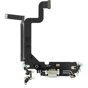 OEM Dock Lightning Flex voor iPhone 14 Pro Max zilver (iPhone 14 Pro Max), Onderdelen voor mobiele apparaten, Zilver
