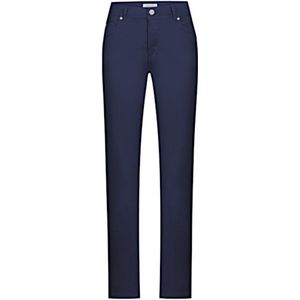 Stehmann - Mellina - Geweven Broek - Indigo - Straight Fit in 5-pocket-stijl