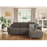 Home affaire Ecksofa "Boston L-Form", (2 St.), Kopfteilverstellung an jeder Sitzfläche, wahlweise Relaxfunktion