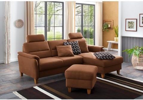 Home affaire Ecksofa Palmera L-Form, Federkern, wahlweise mit Bettfunktion und mit/ohne Bettkasten