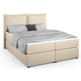 Home affaire Boxspringbett "Lysann", 5fach verstellbares Kopfteil, in 4 Breiten, 3 Matratzenarten