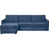 Places of Style Schlafsofa "GOLDPOINT Ecksofa 264 cm, Liegefläche (140/200cm), L-Form,", Bettfunktion, Bonell-Federkernmatratze und Dauerschläfer-Funktion