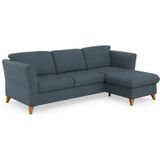 Home affaire Ecksofa "Trelleborg L-Form", Federkern-Polsterung, wahlweise mit Bettfunktion und Bettkasten