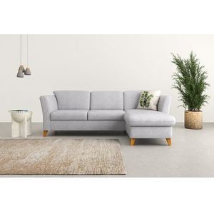 Home affaire Ecksofa »Trelleborg L-Form«, Federkern-Polsterung, wahlweise mit Bettfunktion und Bettkasten
