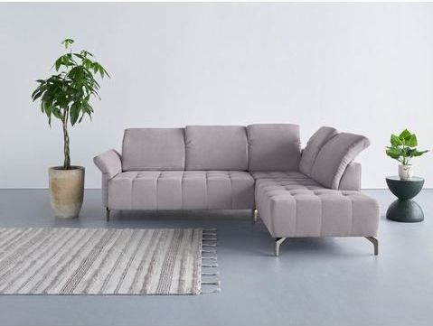 INOSIGN Ecksofa »Fresh L-Form«, Federkern, wahlweise Kopfteilverstellung und motorischer Vorziehsitz
