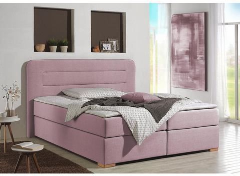 Home affaire Boxspringbett "Manchester", 5 Breiten, 3 Ausführungen, 2 Härtegraden, Topper, Steppung
