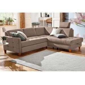 Home affaire Ecksofa »Earl L-Form«, wahlweise auch mit Bettfunktion oder Bettfunktion mit Bettkasten