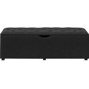 Places of Style Hockerbank »Knobbed«, Hockerbank mit Stauraum, Breite 120 cm und 160 cm