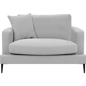 Leonique Sessel "Cozy Loungesessel, Designersessel, Maße B/T/H: 91/97/80 cm", mit Metallbeinen und Zierkissen