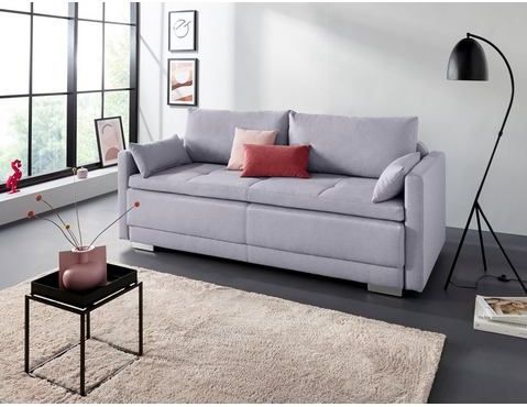 INOSIGN Schlafsofa »Berlin«, mit Boxspringaufbau, Bettfunktion & Bettkasten, Dauerschlafsofa