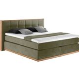 Places of Style Boxspringbett Vinton, aus massiver Eiche, verschiedene Härtegrade
