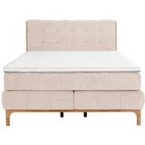 OTTO products Boxspringbett "Jelle", (5 St.), zertifizierte, recycelte Bezugsstoffe, verschiedene Ausführungen